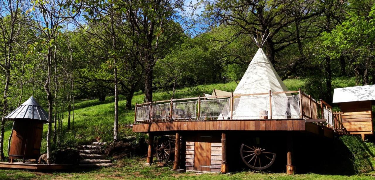 Le Tipi A Marie, Deconnectez- Vous !!! Cambounes Exterior foto