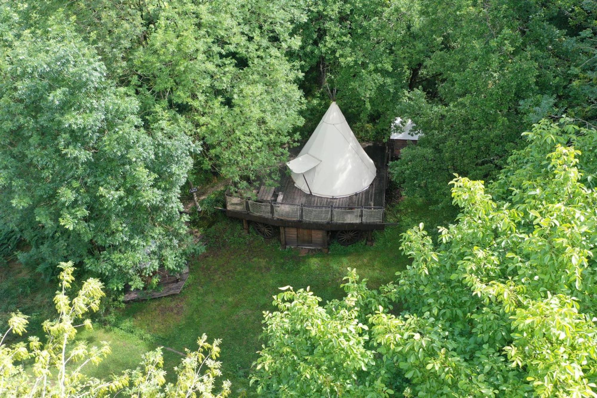 Le Tipi A Marie, Deconnectez- Vous !!! Cambounes Exterior foto